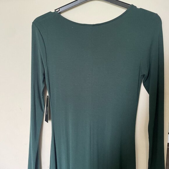 Lulu's "Swept Away" Forest Green Longsleeve Maxi Dress - Picture 7 of 12